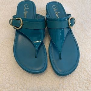 Turquoise Cole Haan Nike Air 1 1/2” Wedge